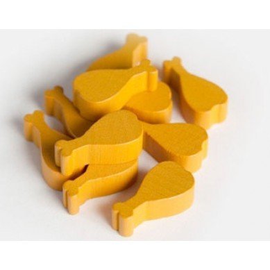 Mayday Games Meat - Fleisch Wooden Token Set - Holz Spielsteine Mayday Games Meat - Fleisch Wooden Token Set - Holz Spielsteine