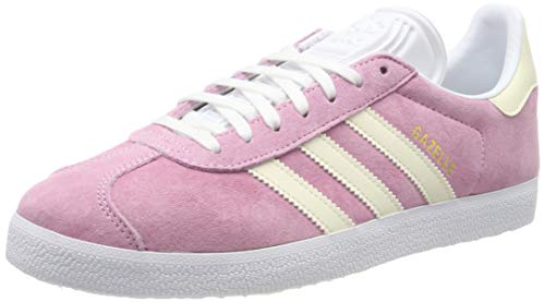 adidas Women's Gazelle W Gymnastics Shoes True Pink/Ecru Tint S18/Ftwr White, 6.5 UK