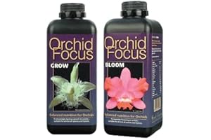 GROWTH TECHNOLOGY - FOCUS RANGE GT- Focus Range For Orchids Chillies,& More Specialist Plants Fruits & Trees (1L - Orchid Grow & Bloom)