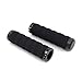 Produktbild AOLVO Fahrrad Lenkergriffe, Double Lock auf den Schwamm Schaumstoff Bike Lenkergriffe mit 2 Endkappen, Super Weiche Anti-Rutsch stoßfest Bike Lenker Cover für Beach Cruiser Bike Scooter MTB (1 Paar)