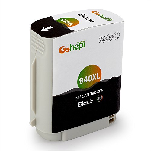 Gohepi 940XL Kompatibel für Druckerpatronen HP 940XL 940, 2 Schwarz/Blau/Rot/Gelb 5er-Pack Arbeiten mit HP Officejet Pro 8500 8500A Plus 8000 Patronen - 2