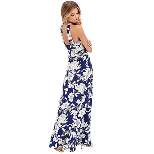 LILICAT Frauen Sommer Boho Lange Maxi Abend Party Kleid Strand Kleider Sundress - 3