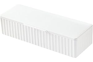 AITIME 2 Pack Daily Contact Lens Storage Organizer, Travel Contact Lens Case Dispenser for All Brands Daily Colored Lens, Disposable Contact Lens Holder Organizer (White)