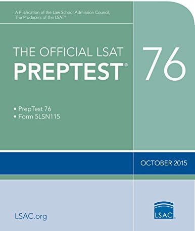 The Official LSAT PrepTest 76 (Official LSAT PrepTests)