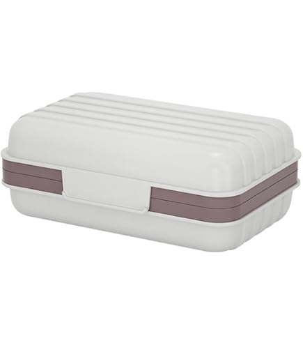 The Earthling Co. - Étui à savon étanche pour les voyages, récipient compact en silicone portable avec porte-savon amovible pour le drainage, support de shampooing léger et après-shampoing pour
