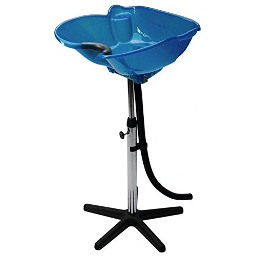 Hairdressers Blue Portable Tilting Backwash Stand