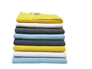 SOFTSPUN Microfiber Cleaning Cloths, 24 pcs 30x40cms 280GSM Multi-Color Highly Absorbent, Lint and Streak Free, Multi - Purpose Wash Cloth for Kitchen, Car, Window, Stainless Steel