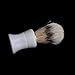 Anself 1pcs Shaving Shave Brush Plastic Handle and Pig Boar Bristle Beard Mustache Brush