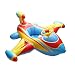 Produktbild ED-Lumos aufblasbare Luftmatratze in Ebene Schwimmring Bett Schwimm Pool Schwebebett Float Spielzeug Schwimmende Matratze Rot Blau für Kinder