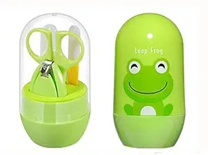 Chinmay Kids Baby, Infant and Toddler Grooming Nail Cutter Kit with Scissors/Baby Nail Clipper Safety Cutter & Manicure Pedicure Care Kit (Green)