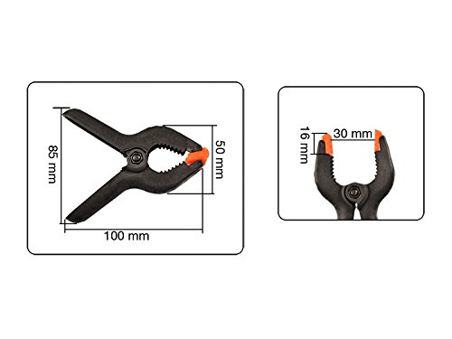 10 Stück Leimzwinge PVC 4′ 100 mm - 2