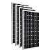 Produktbild Giosolar Mono Solarpanel 400W (4X100 Watt) - Solarmodul Solarzelle Photovoltaik, 12 V PV-Modul Mit 90cm Kabel und MC4 Steckern-Camping