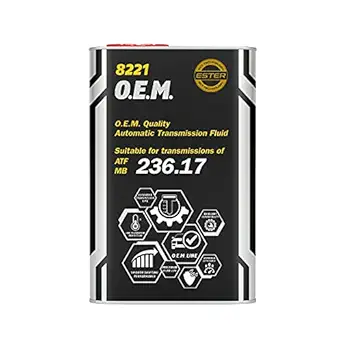 MANNOL 8221 ATF OEM 236.17 FULLY SYNTHETIC AUTOMATIC TRANSMISSION FLUID 9G-TRONIC NAG3 S/N 725.00 IMPORTED FROM GERMANY 1 LITRE ESTER