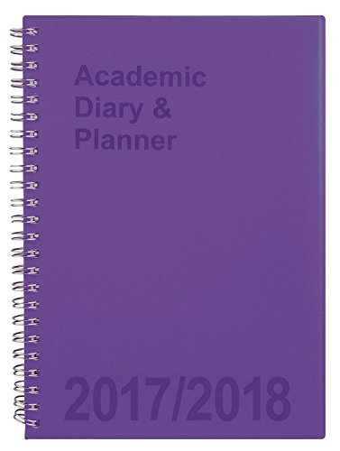 Download Tiger 2016-2017 academic year diary - PURPLE A5 twin wire bound one week to view x 1 Single