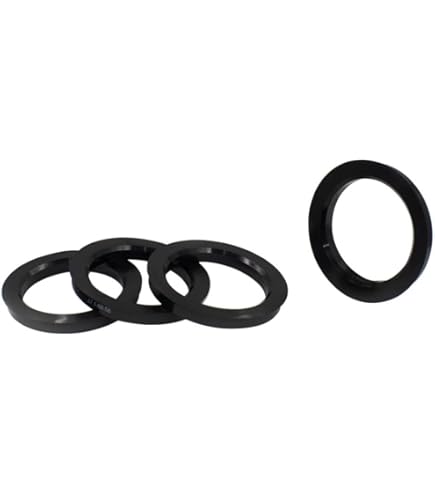 Set Of 4 Hub Centric Ring 110mm OD To 100.50mm Hub ID 110.00mm Black