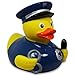 Produktbild HC-Handel 916594 Vinyl Badeente Polizist Gummiente 8 cm