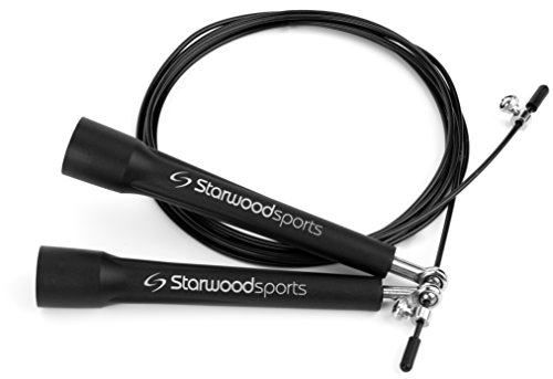 Springseil – Speed Rope – Ca. 3 m & leicht verstellbar – Stahlkugellager – Ideal für Crossfit, MMA, Box- & Fitness-Training – Lebenslange Garantie - 2