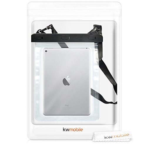 kwmobile Wasserdichte Strandtasche Beachbag für Tablets – Outdoor-Schutzhülle für den Strand in Transparent – z.B. geeignet für Apple, Samsung, Lenovo, Asus, Huawei, Amazon, Acer, Microsoft, Sony, LG - 7