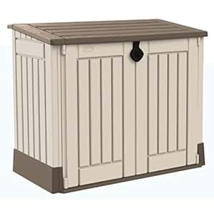 Abschließbare Gartenbox zum Verstauen von Gartenutensilien oder