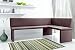 Produktbild Eckbank Omega braun 200x 140 cm rechts