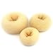 iLuLu Beauty 3 Pieces Hair Chignon Donut Bun Shapers Blonde Color (1 Large,1 Medium,1 Small)