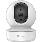Ezviz TY1 3MP 2K İ&ccedil; Mekan Wi-Fi G&uuml;venlik Kamerası, 360&deg; D&ouml;nebilen Akıllı Takip, İnsan Algılama, &Ccedil;ift Y&ouml;nl&uuml; Ses