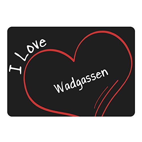 Preisvergleich Produktbild Mousepad Modern I Love Wadgassen schwarz
