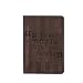 Doodle Writing Tomorrow Today Small Pocket Size Diary Notebook, PU Leather, Hard Cover, 80 GSM, 200 Ruled Pages, (5.5" X 4" Inches) (Dark Brown) RS.239.00