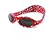 Gift Pack Baby Red Polka dot Babybanz Sunglasses and Green Frog Sunglasses Case 0 - 2 years