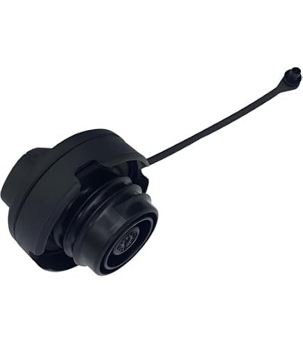 Hsupez 2 tappi per serbatoio carburante per auto, con perno e fibbia, tappo per serbatoio del carburante, coperchio del carburante, fascia di gomma, tappo del carburante, tappo del carburante, 2 pezzi