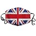 Produktbild Classic Traditional Flag United Kingdom Modern British Loyalty Symbol Anti Pollution Respirator Dust Mask Cotton Reusable Face Mouth Mask Fashion for Men Women