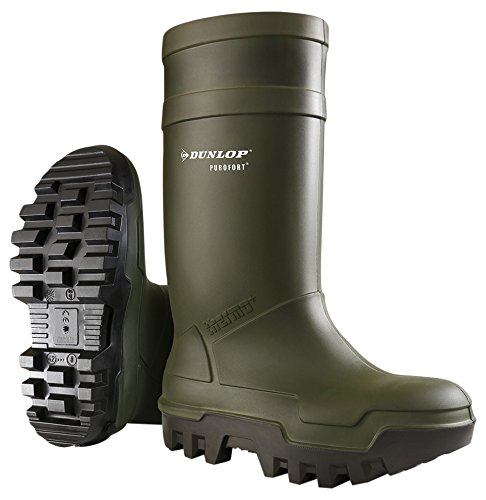 Dunlop C662933 S5 THERMO+ GROEN 9, Unisex-Erwachsene Langschaft Gummistiefel
