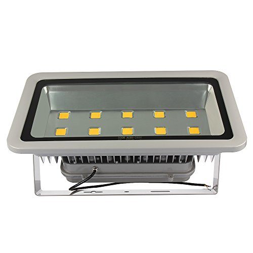 500 Watt LED Flutlicht Super Hell 50000LM Fluter Wasserdicht IP 66 Warmweiß Scheinwerfer Außenstrahler für Garten Hof Dock