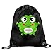 Produktbild DearLord Rucksack mit Kordelzug, St. Patrick's Day Kleeblatt, Sonnen-Design, mit Kordelzug, Rucksack, Schultertasche, Turnbeutel