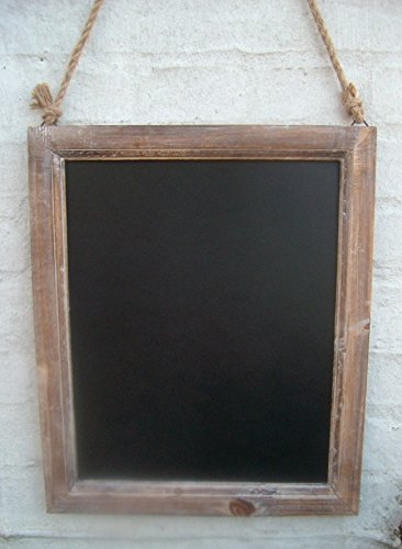 Wandtafel, Kreidetafel, Schreibtafel, Holzrahmen, Landhaus 44×37 cm - 3