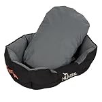 WANGADO-Letto-per-cani-Hunter-Grimstad-nero-Robusto-letto-per-cani-di-casa-Hunter-con-cuscino-removibile-imbottitura-extra-spessa-e-removibile-idrorepellente-facile-da-pulire-lavabile-a-mano-o-in-lava