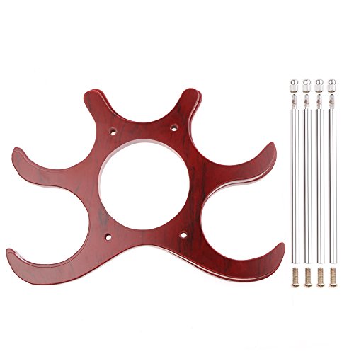 Weinregal Holz Weinregal für 6 Flaschen faltbar Halterung Creative rot Wein Regalen - 7