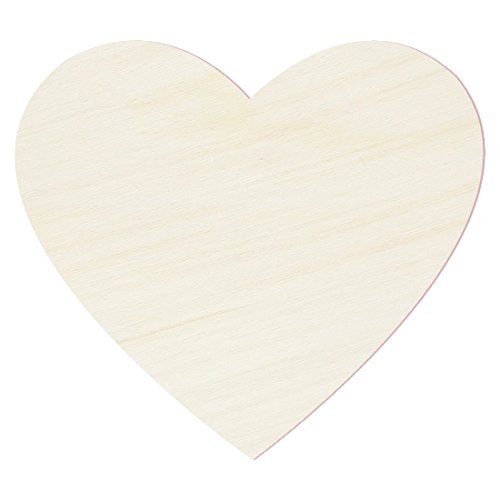 Sperrholz Herzen, Herz-Zuschnitte in verschiedenen Größen, Größe:Herz 19cm x 19cm - 2