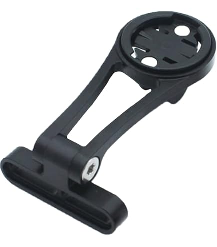 Support D'Ordinateur Vélo Multifonction ANCLLO - Fixation Avant Pour Garmin Edge, Bryton, CatEye, GoPro - Noir