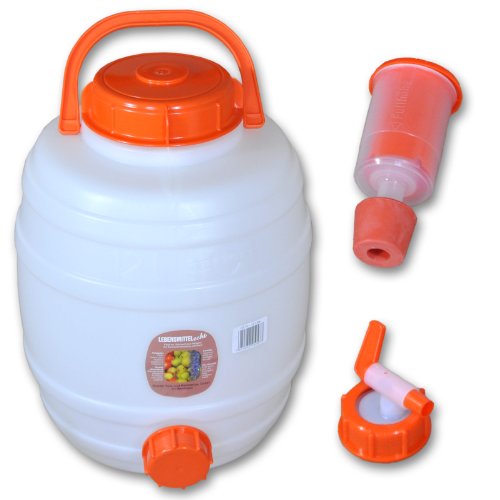 Set: 'Speidel' Mostfass 12 Liter komplett mit allem Zubehör
