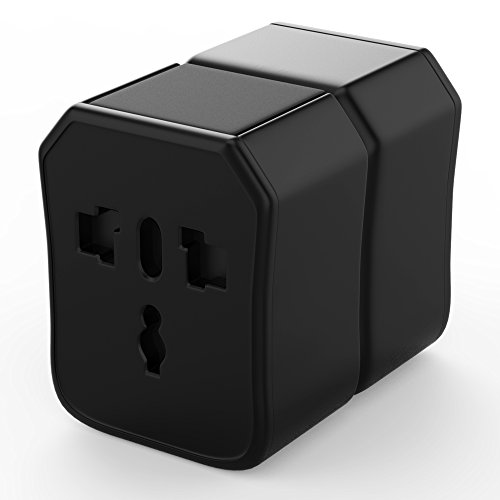 shenzoo® Reiseadapter universal für China, USA, Japan, Kanada, Australien, UK in weiss - 7