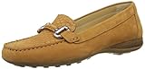 Italienisches Patent Geox Damen D EUXO D Mokassin, Gelb (Curry), 38 EU