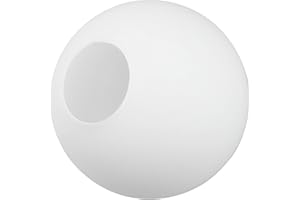 Luxshiny Abat-Jour Globe En Verre De Remplacement Trou De 5. 5Cm Couvercle De Lampe Boule Ronde En Verre Lustre Plafonnier Abat-Jour Sphérique Pour Applique Murale Suspendue