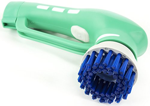Scrubber Bürste für Küche & Badezimmer Elektrische Hand Reinigungsbürste Mit Bürstenaufsätzen Wasserdicht IPX7 Akku betrieb - 4