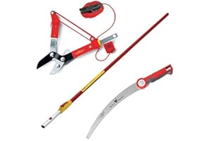 Wolf Garten Telescopic Handle ZMV4 Multi Change RCM Loppers PC370MS Pruning Saw