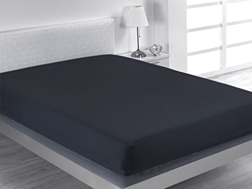 SABANALIA - Bajeras Ajustables Combina (Disponible en Varios tamaños) - Cama 135, Negro