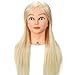 Neverland Training head Hairdressing Head Cosmetology Mannequin Head 10% Real Hair 60cm