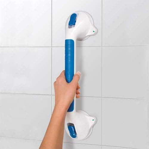 MareLight 2 Pack Strong Suction Ultra Grip Bathroom Shower Wall 16" Suction Grab Safety Grab Rail Balancing Bar with Safety Indicators- Provides Extra Stability in Your Home