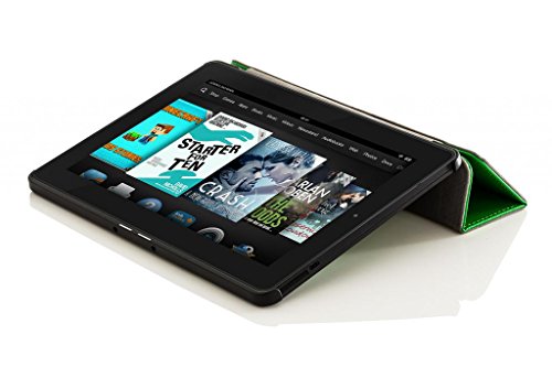 Forefront Cases® Neue Leder Hülle / Tasche / Case / Cover für Amazon Fire HD 6 Tablet (Oktober 2014) – Rundum-Geräteschutz und intelligente Auto-Sleep-Wake-Funktion mit 3-JAHRES-GARANTIE VON Forefront CASES – inkl. Eingabestift und Displayschutz - 3