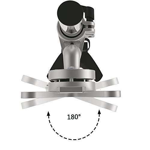 PureMounts PM-STYLE-DM-23A Schreibtisch Halterung für Monitore bis 71cm (28 Zoll), schwenkbar, neigbar, drehbar, VESA 100 - 7